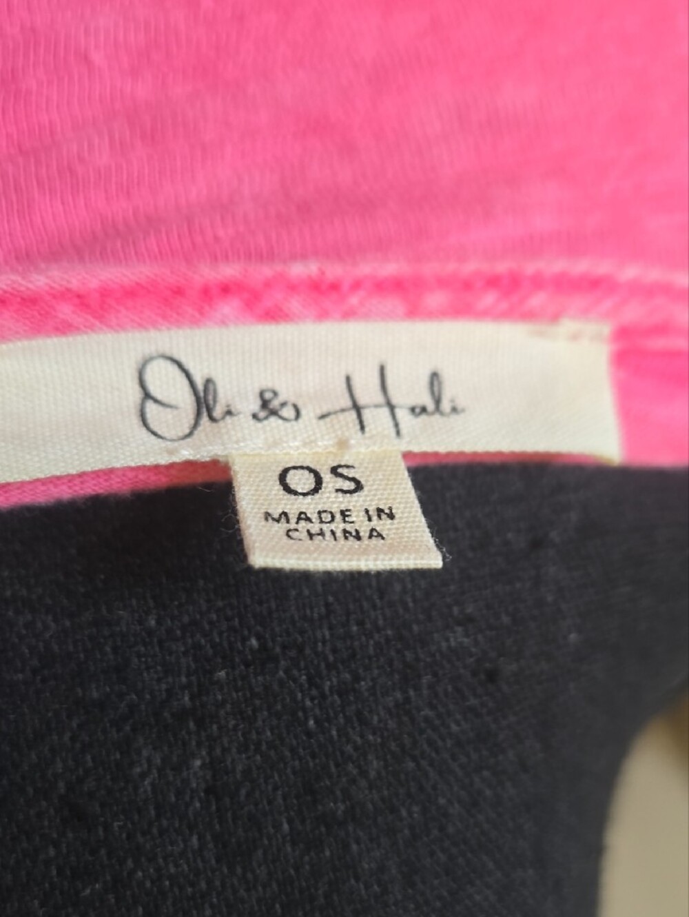 Oli & Hali Bright Pink Ruffle Drawstring Tunic - Picture 7 of 7